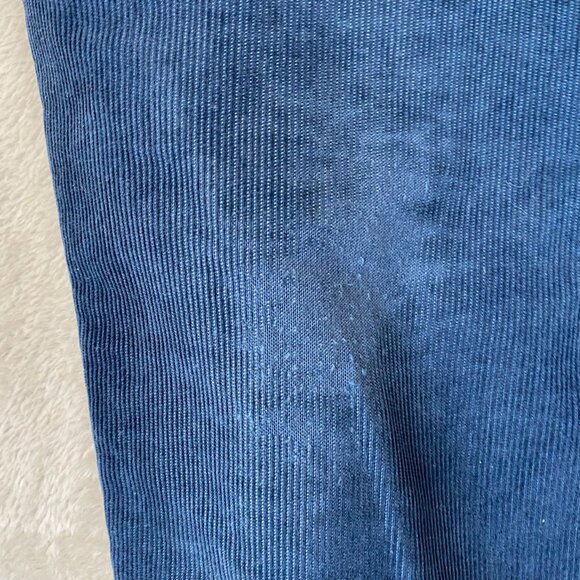 Lands End Mens Pants Size 40x25 Corduroy Straight Casual Traditional Fit Blue Y2 - Picture 8 of 12